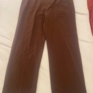 Women's BrownColdwater Creek slacks pants size 16